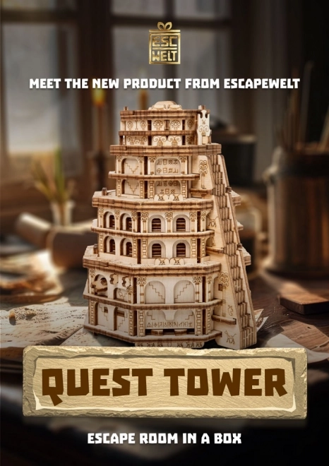 EscapeWelt Holz-Puzzle Quest Tower