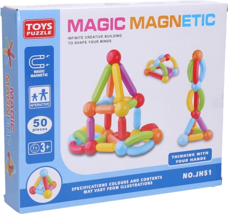 Magnetisches Konstruktionsset, 50 Teile