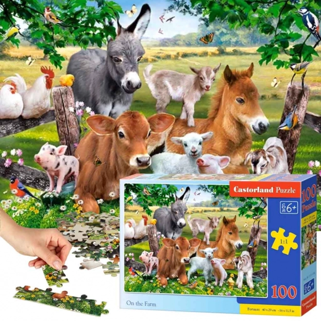 Puzzle Auf Dem Bauernhof 100 Teile