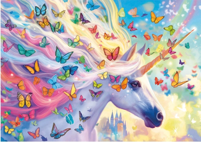 Educa Puzzle Regenbogen Einhorn 500 Teile