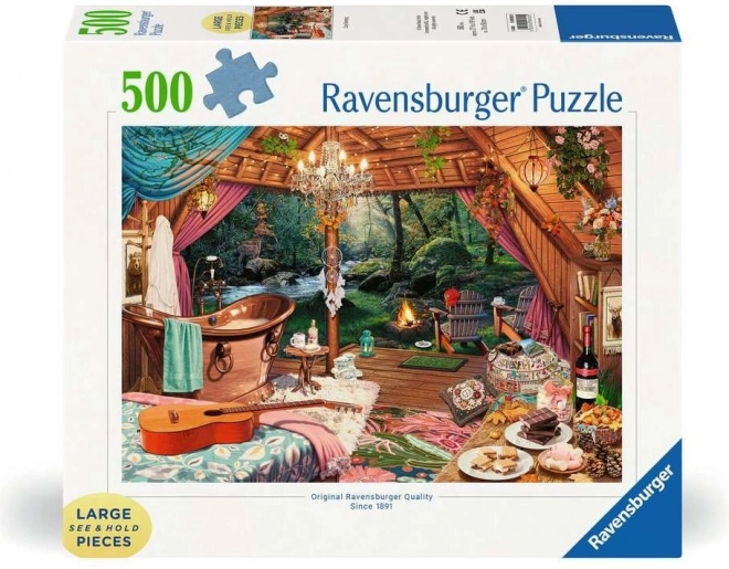 Puzzle gemütliche Hütte XXL 500 Teile