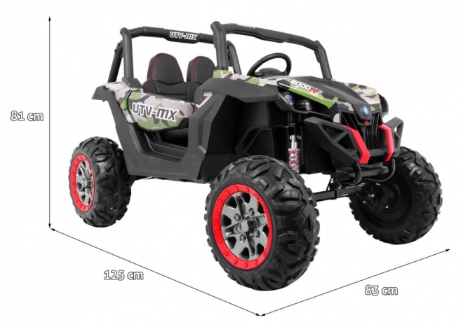 Kinderwagen SuperStar Moro + Antrieb 4x4 + Fernsteuerung + Gepäckraum + MP3 LED + Türschloss
