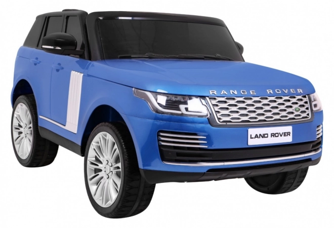 Range Rover HSE Lackiertes Auto für 2 Kinder Blau + Fernbedienung + 5-Punkt-Gurt + Audio-Panel + LED-Licht