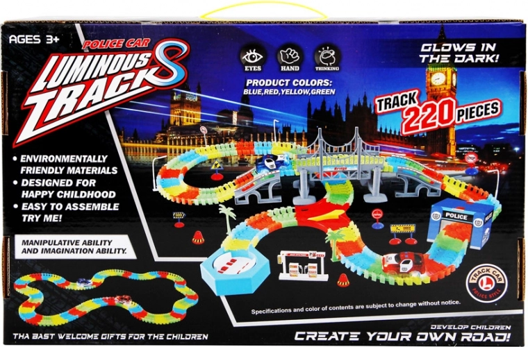 220 Teile für endlose Streckenvariationen