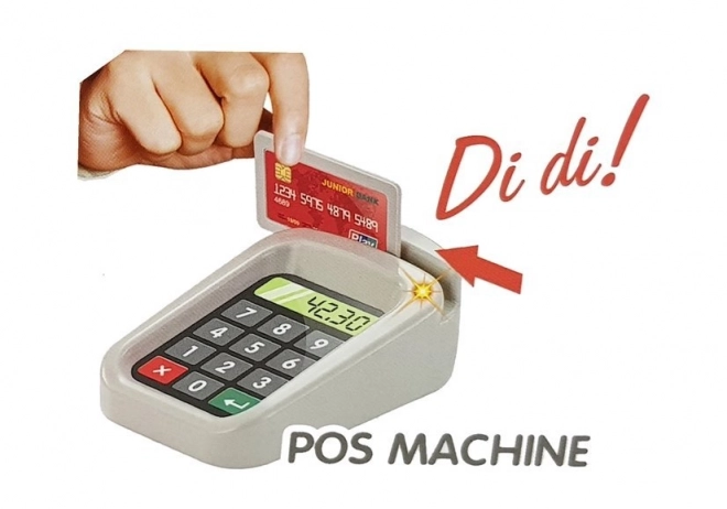 Supermarkt Spielset mit Einkaufswagen, Waage und Scanner