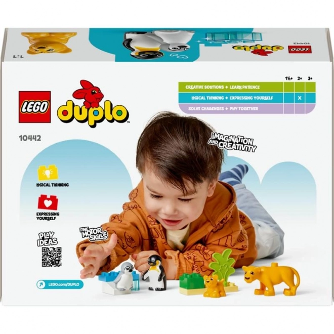 Lego Duplo – Pinguin- und Löwenfamilien