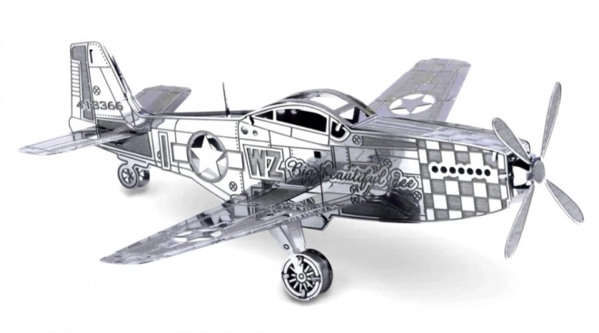 Metal Earth 3D-Puzzle Flugzeug Mustang P-51