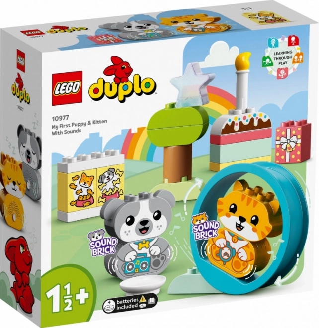 Lego Duplo Mein Erster Welpe und Kätzchen mit Geräuschen