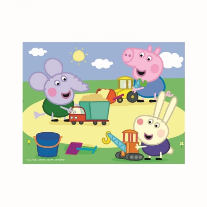 Dino Bilderwürfel Peppa Pig, 12 Würfel