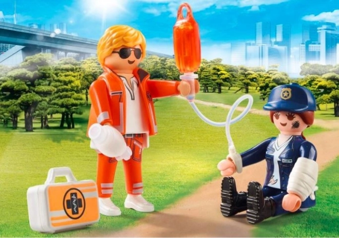 Playmobil Duo Pack Notfallarzt und Polizistin