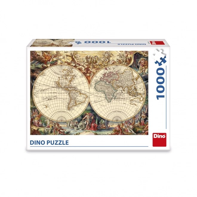 Historisches Kartenspiel-Puzzle 1000 Teile