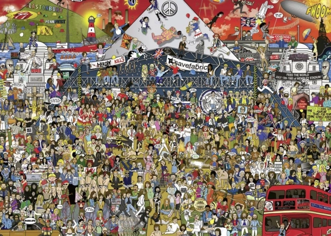 Puzzle der britischen Musikgeschichte 2000 Teile