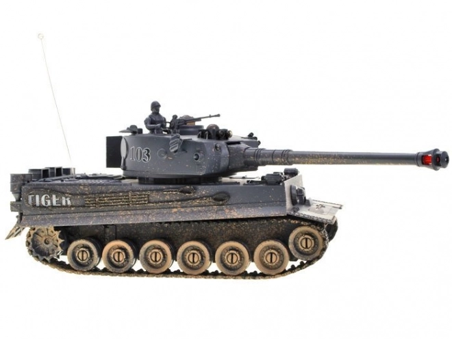 Ferngesteuertes Modell BATTLE TANK TIGER im Maßstab 1/28