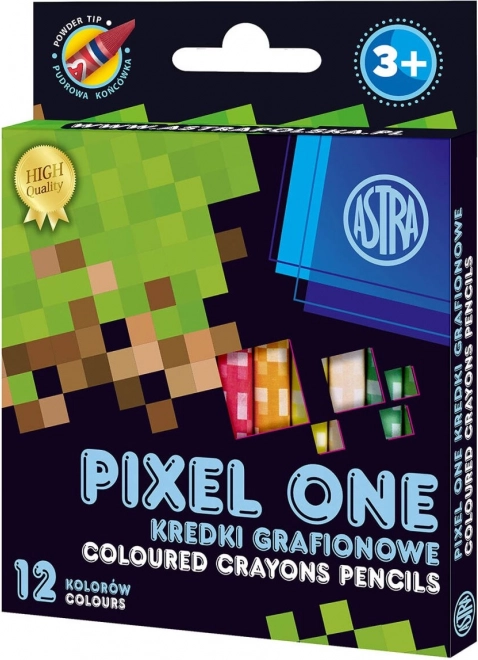 ASTRA Kaolin-Pastellkreiden PIXEL ONE, 12 Stk.