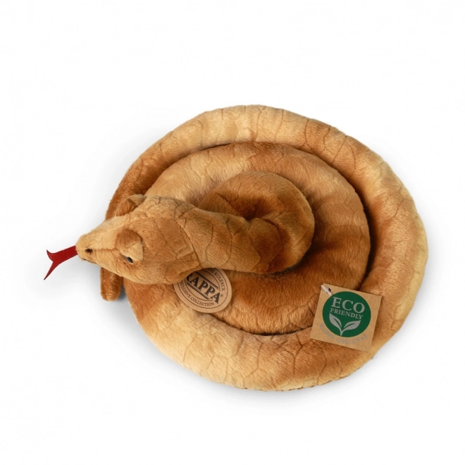 Öko-Plüschschlange Braun 90 cm