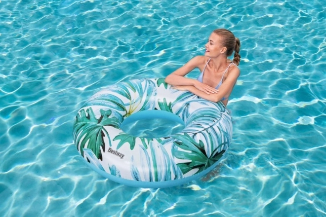 Doppelseitiger Schwimmring Bestway Tropical Palms – Blau