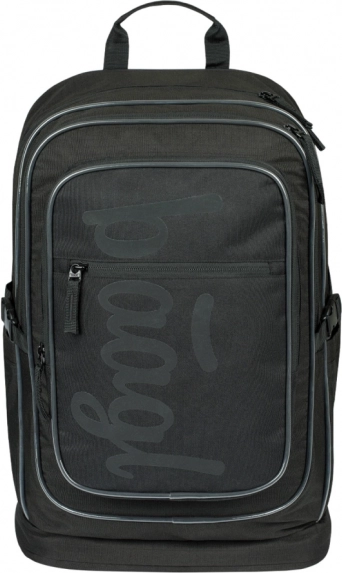 Schulset BAAGL: Rucksack, Federmäppchen und Beutel Cubic Uni schwarz
