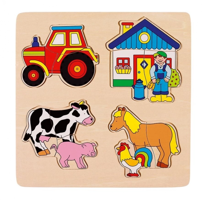 Bauernhof Puzzle für Kinder