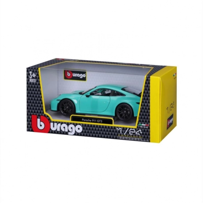 Bburago Porsche 911 GT3 Sammlermodell in Mintgrün