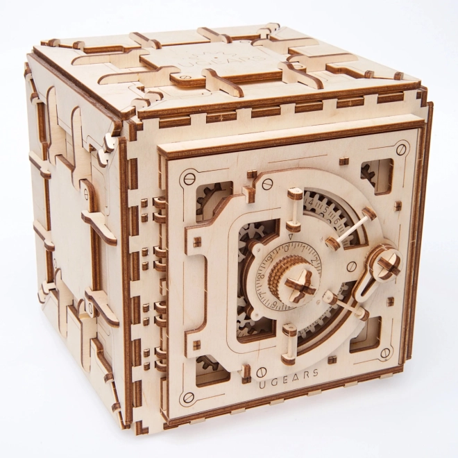 Ugears 3D Holzmechanisches Puzzle Tresor