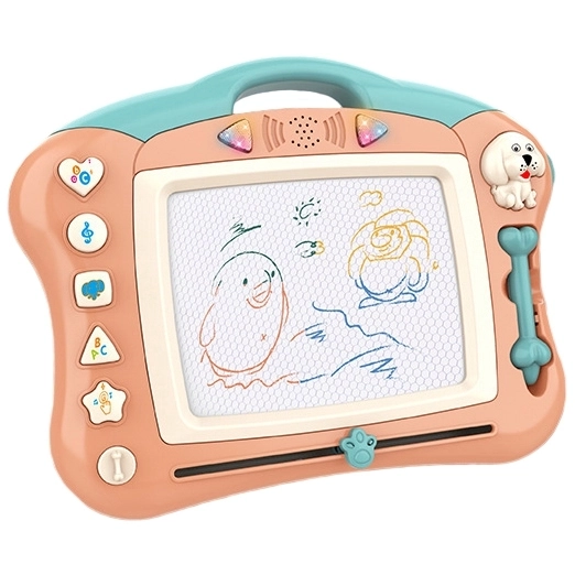 Interaktive Magnetische Zeichentafel mit Musik und Licht Orange