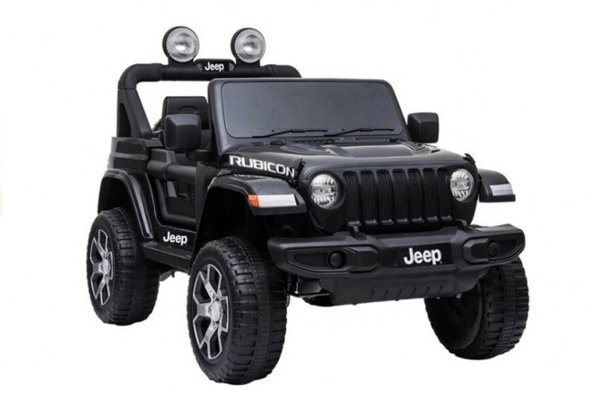 Elektrisches Kinderauto Jeep Rubicon 4x4 Schwarz