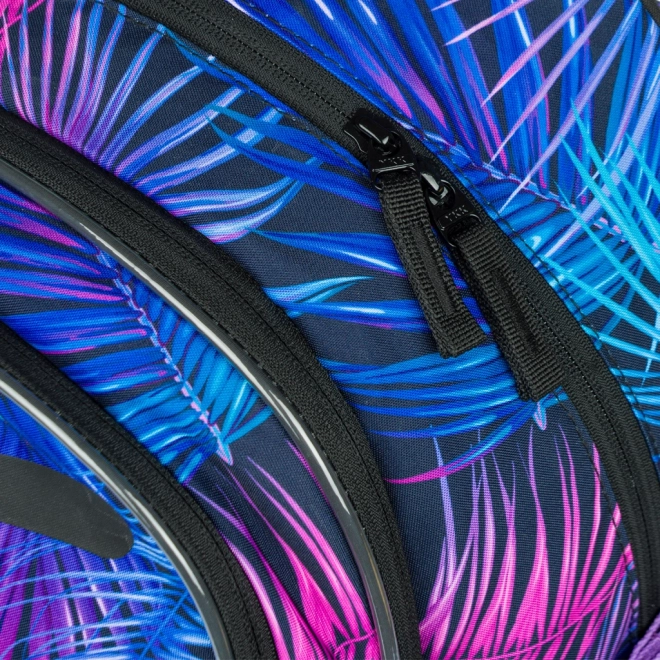BAAGL 3 SET Core Palm: Rucksack, Mäppchen, Beutel