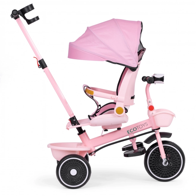2-in-1 Dreirad Kinderwagen ECOTOYS