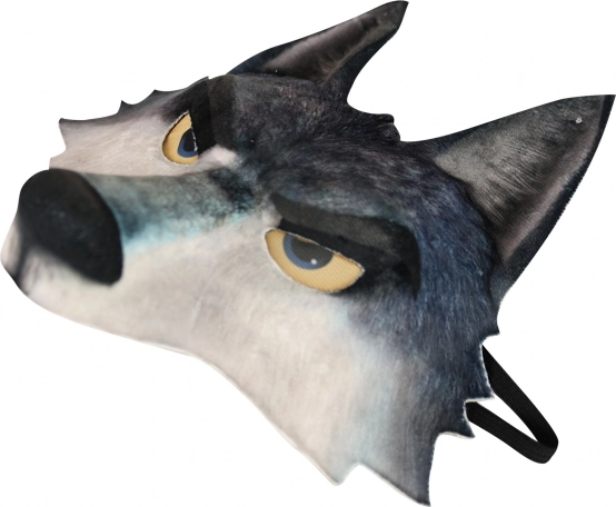 Realistische Wolfmaske für Erwachsene