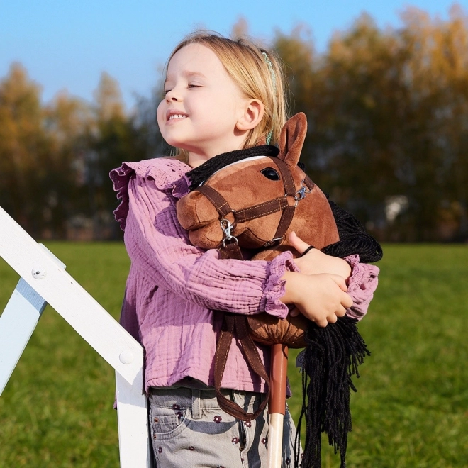 Stockpferd Hobby Horse HOPPIHORSE dunkelbraun