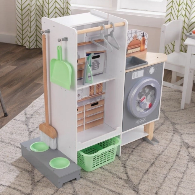 Kidkraft Holzspielküche mit Waschküche