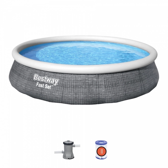 Bestway Kinderpool für den Garten 396 x 84 cm 57376