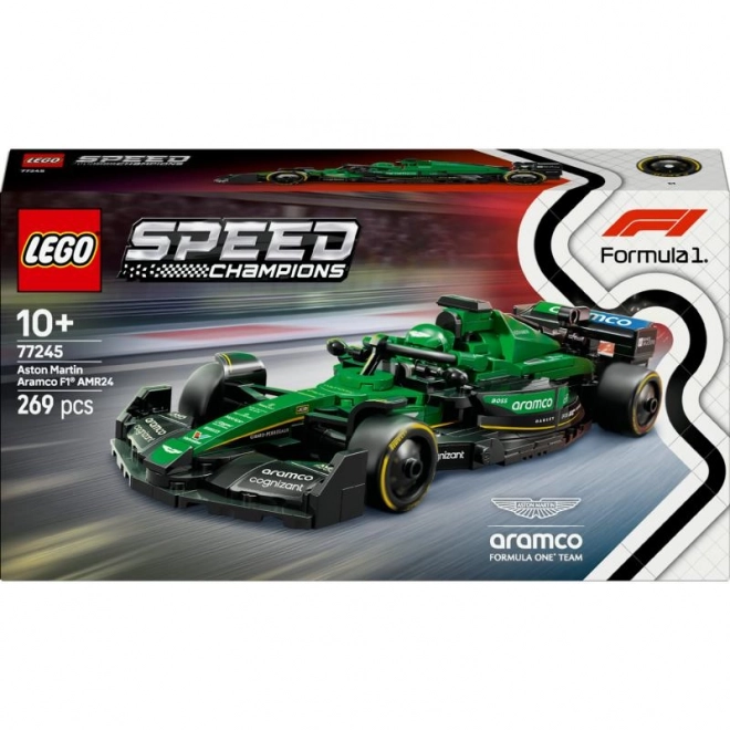 Aston Martin Aramco F1 AMR24 LEGO Speed Champions Rennauto