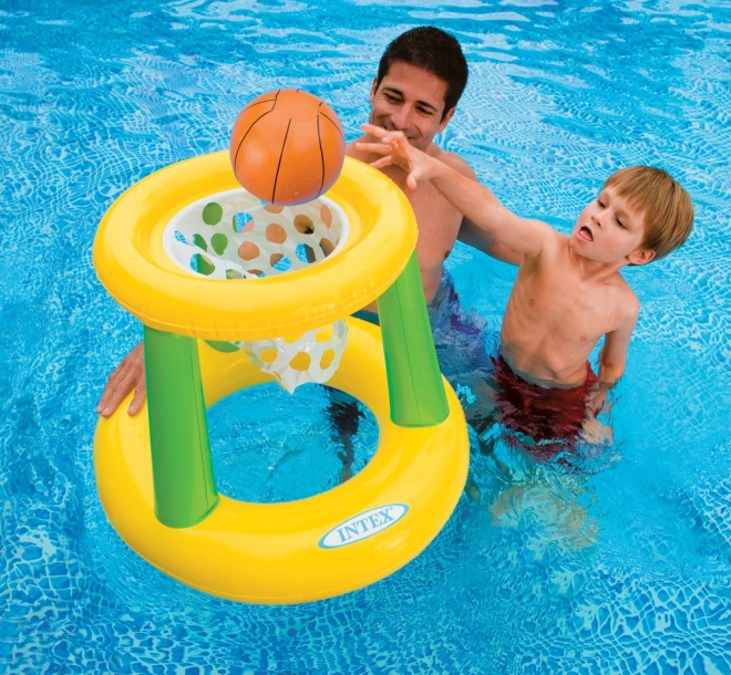 Aufblasbarer Schwimmkorb mit Ball 67 x 55 cm