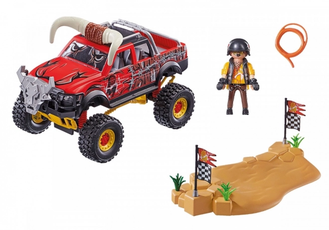 Playmobil Stunt Show Bull Monster Truck Rogacz Bauset