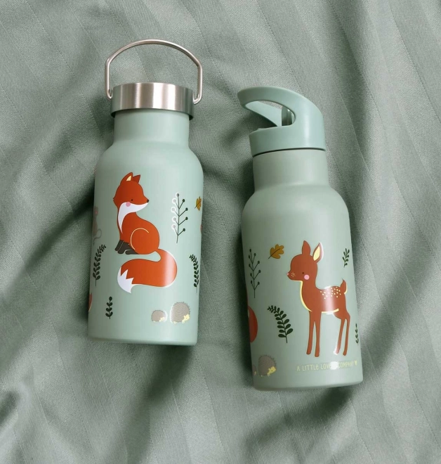 A Little Lovely Company Trinkflasche aus Edelstahl 500 ml – Freunde aus dem Wald