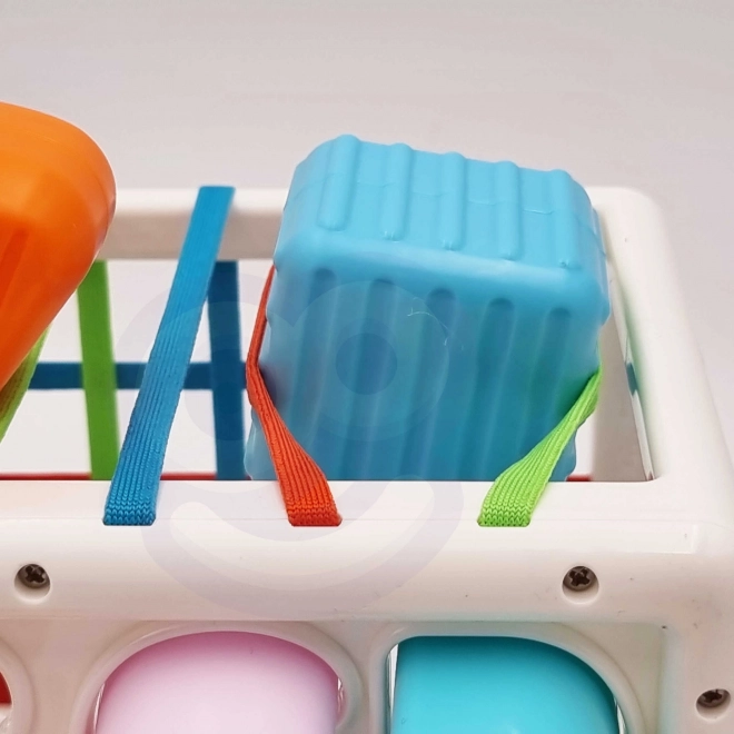 Woopie Baby Sensorischer Würfel Formensortierer