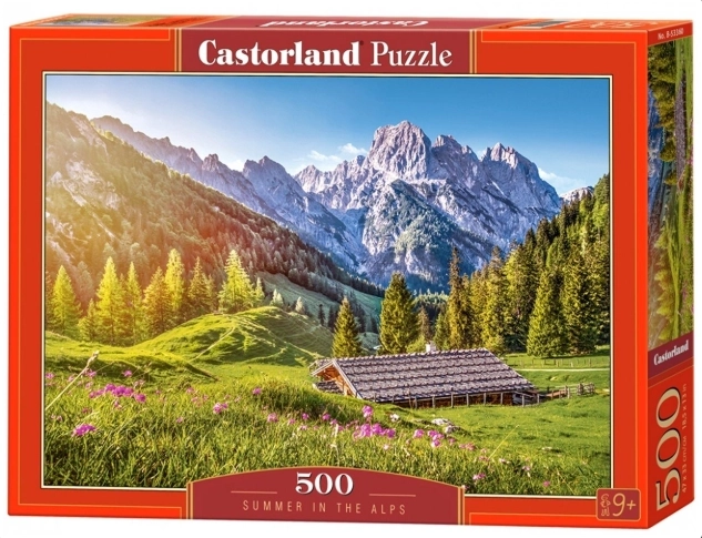 Puzzle Sommer in den Alpen 500 Teile