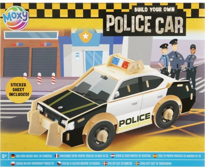 Moxy 3D Puzzle Polizeiauto