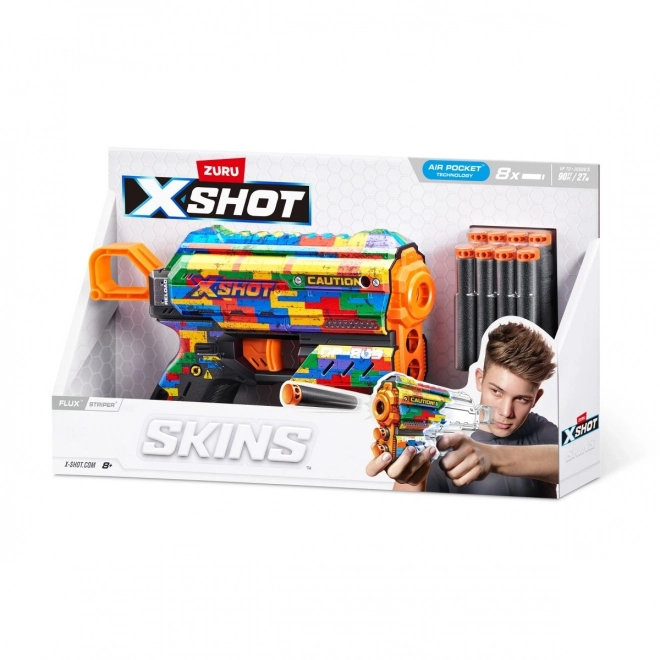 X-Shot Skin Blaster Flux im Striper Design