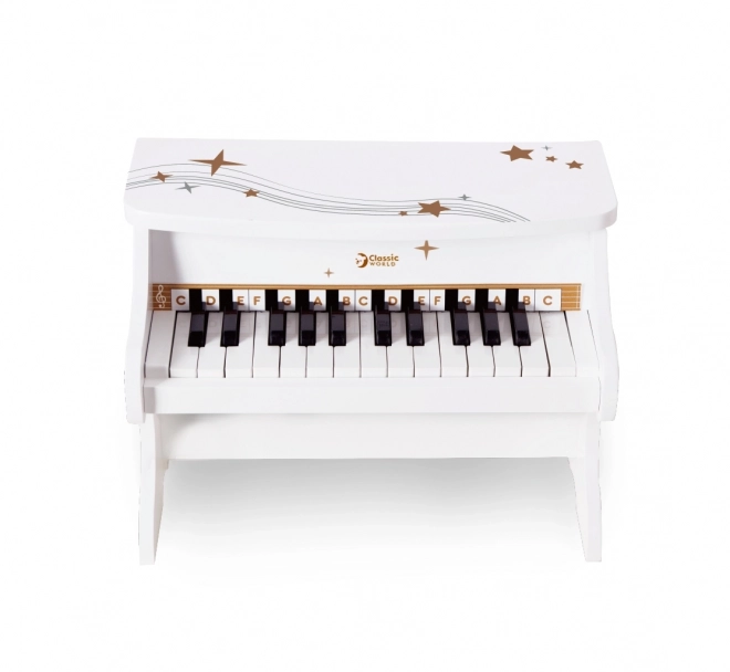 Klassisches Holzklavier für Kinder mit Lernbuch