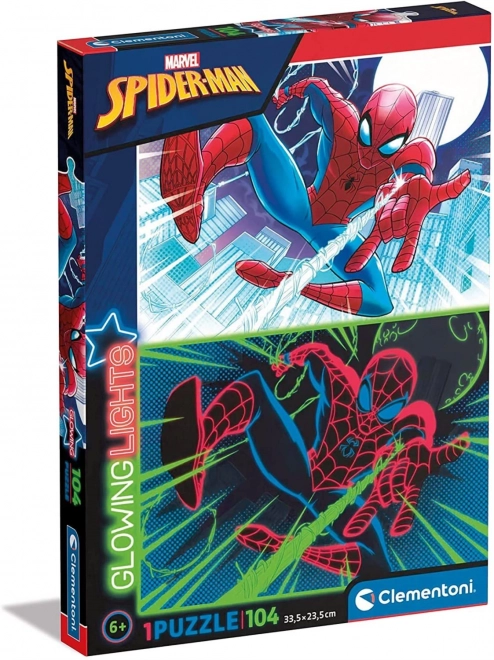 Fluoreszierendes Puzzle SPIDERMAN 104 Teile