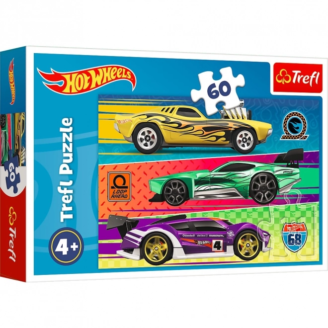 Hot Wheels Rennpuzzle 60 Teile