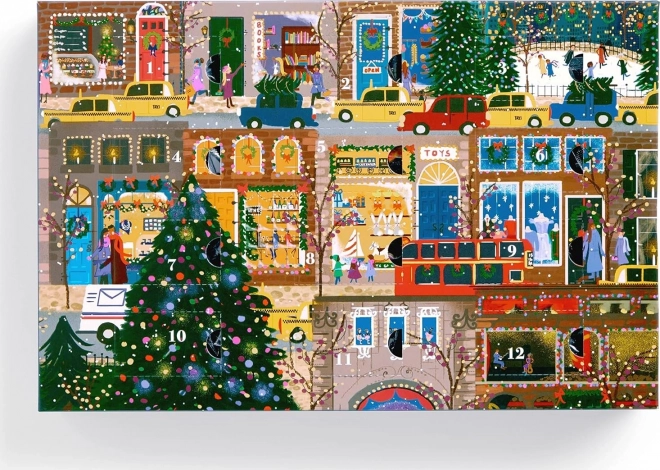Puzzle-Adventskalender Winterlichter