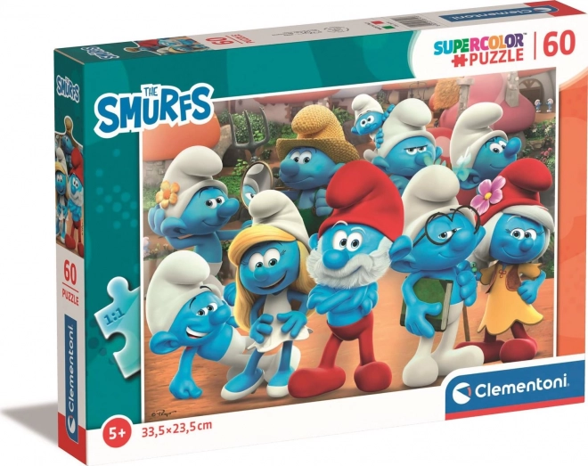 Clementoni Puzzle Schlümpfe 60 Teile