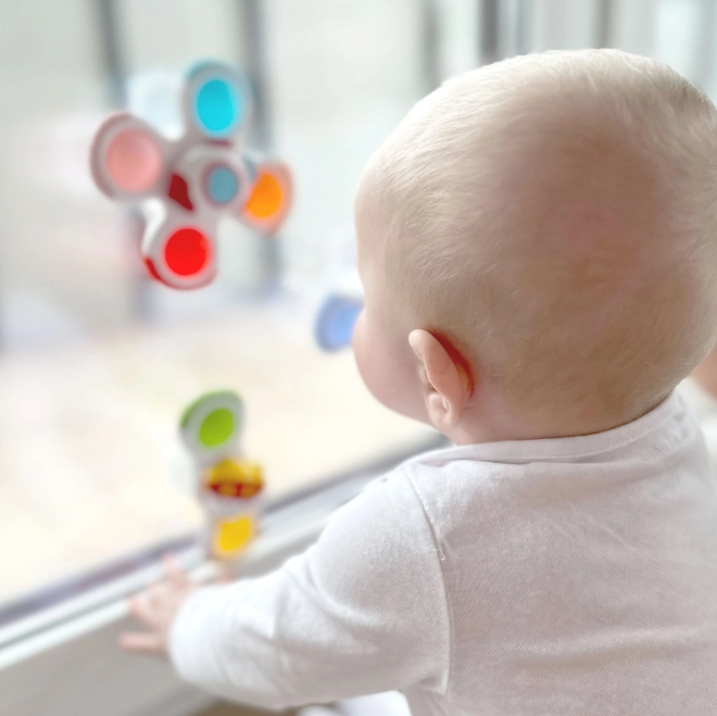 Woopie Baby Spinner Sensorikspielzeug Rakete Alien Ufo 3 Stück