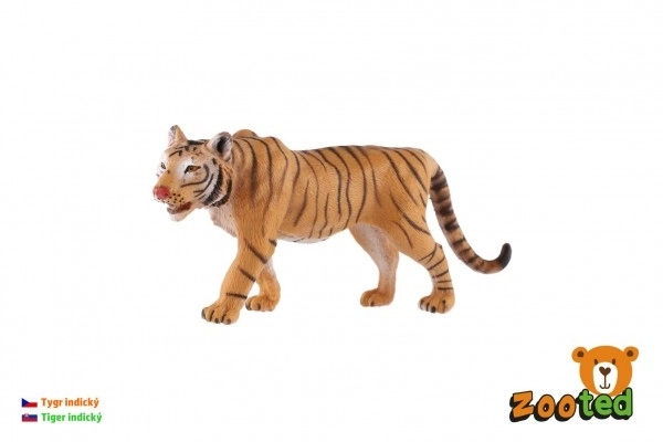 Indischer Tiger Plastikfigur 13,5 cm im Beutel