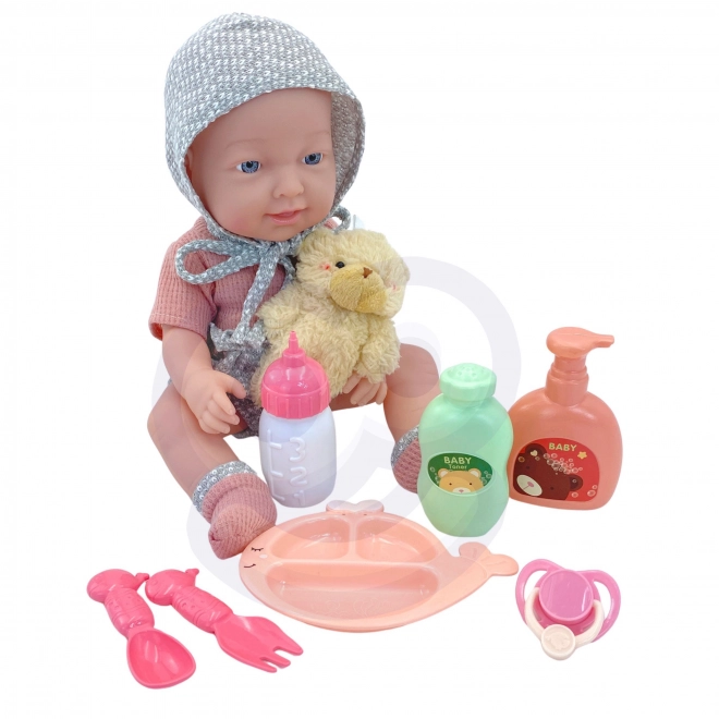 Baby-Puppe mit Zubehör von Woopie Royal