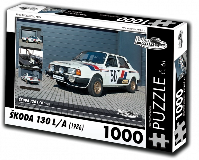 Bausatz Puzzle Retro Autos Škoda 130 L 1986 1000 Teile