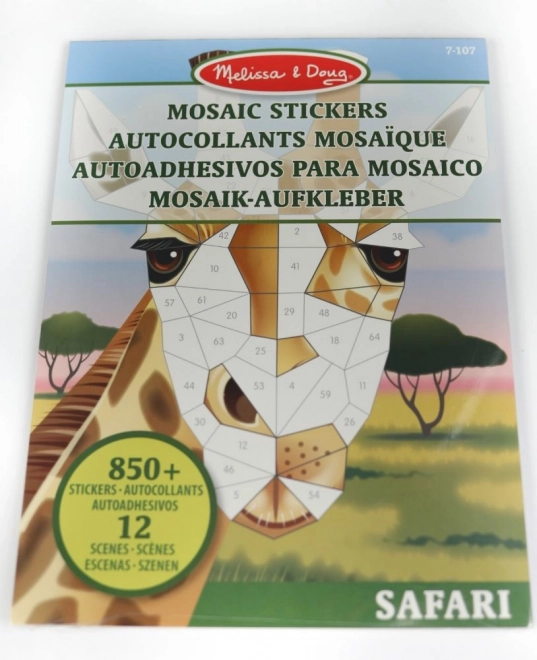 Safari Mosaik Set für Kinder